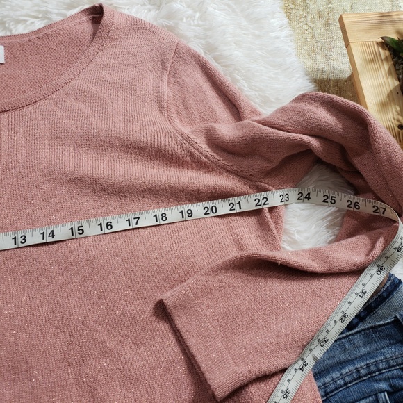 Old Navy Blush Pink Lightweight Sweater Sz XXL C7 - Picture 4 of 5